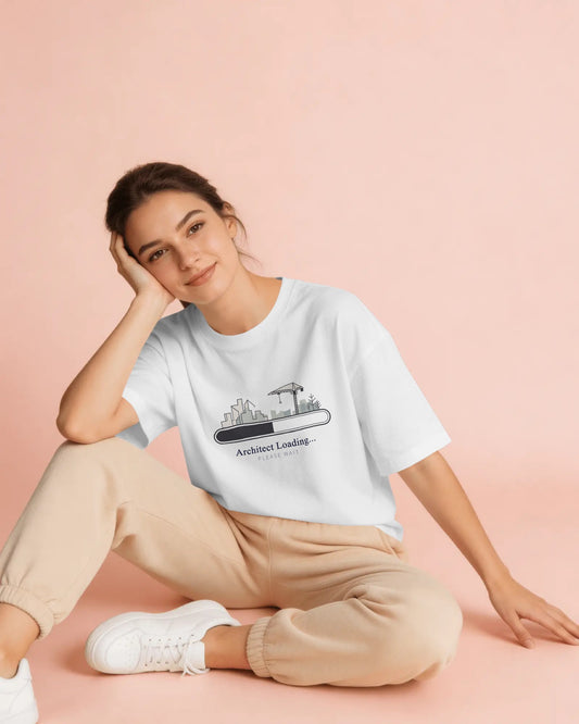 ‘Architect Loading’ Oversized Tee