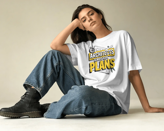‘Architects Have Plans’ Regular Tee