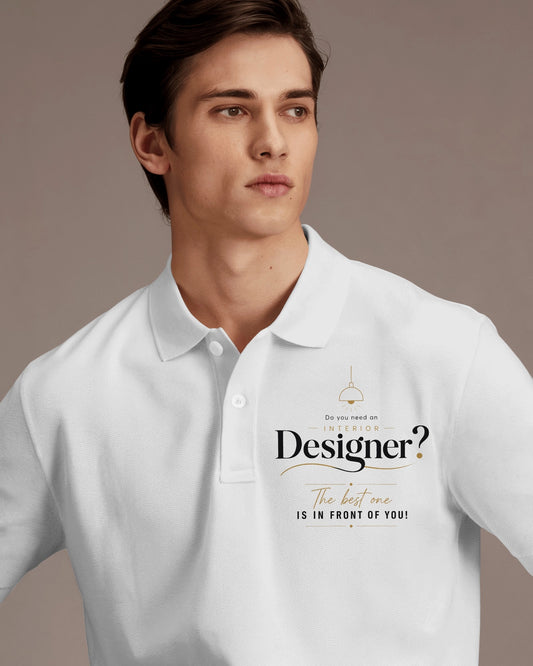 ‘Do you need Designer’ Polo Tee
