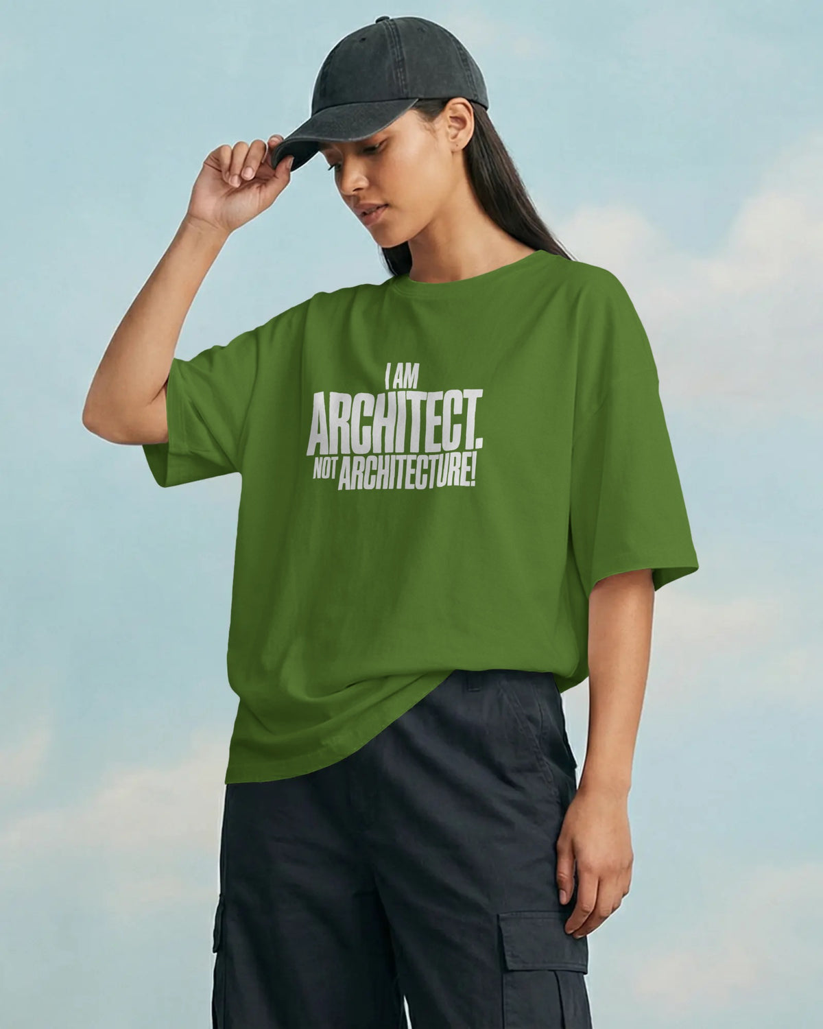 ‘I am Architect’ Oversized Tee