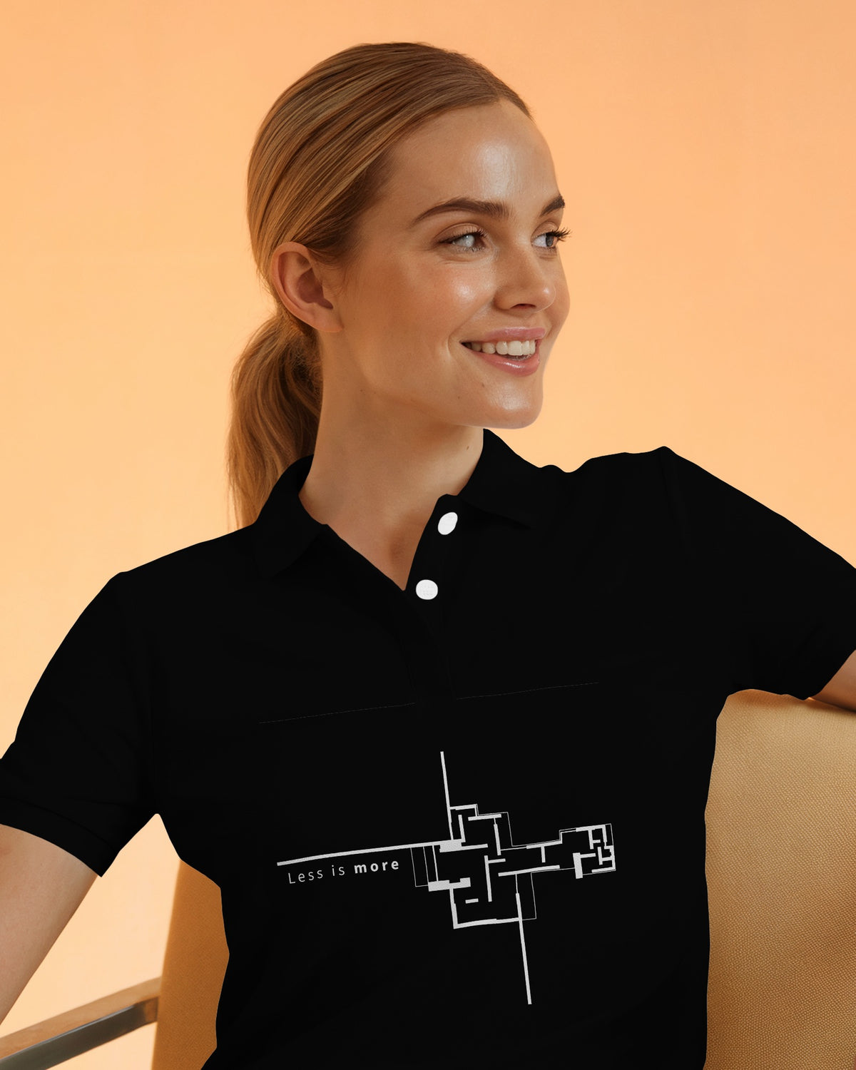 ‘Less is more’ Polo Tee