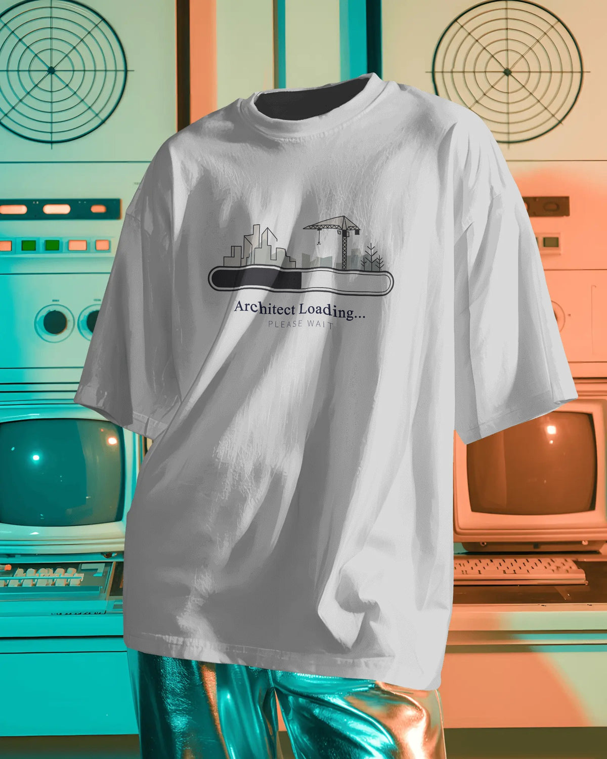‘Architect Loading’ Oversized Tee