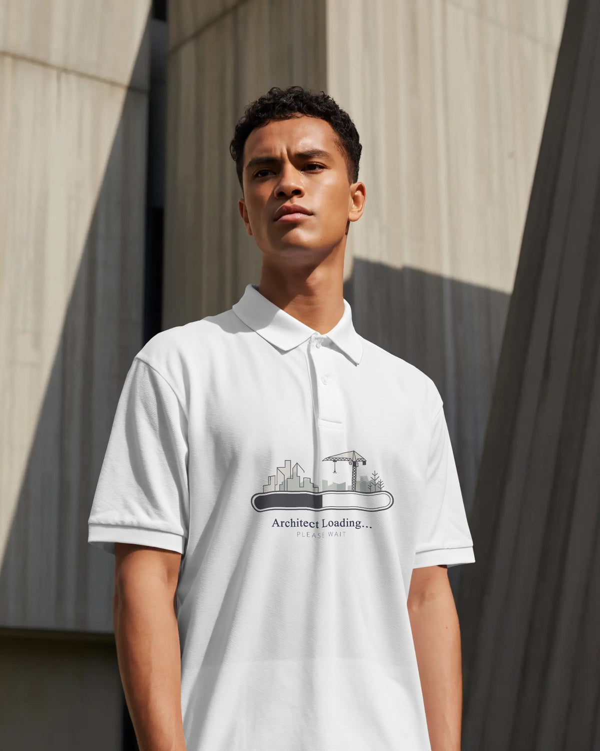 ‘Architect Loading’ Polo Tee