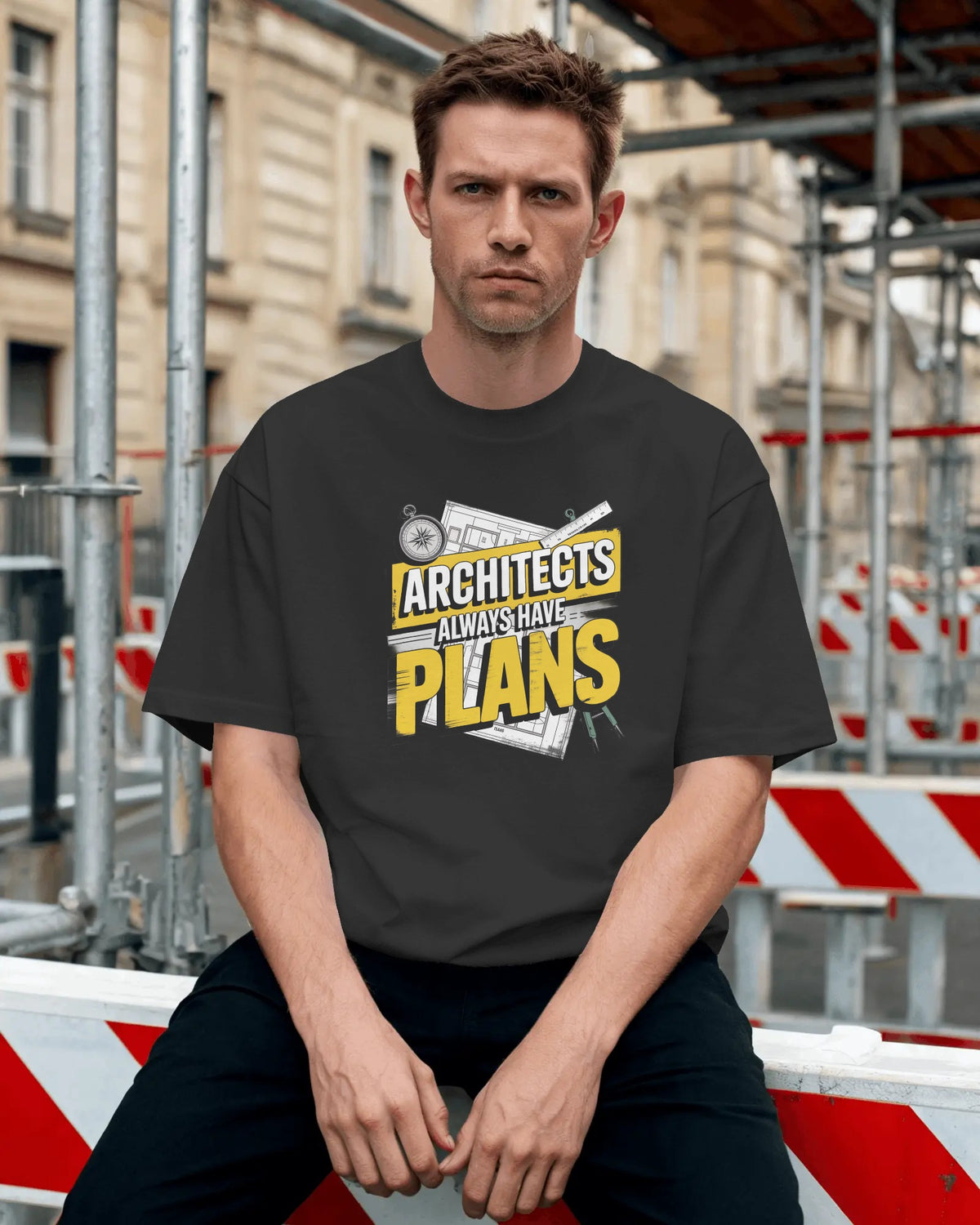 ‘Architects Have Plans’ Oversized Tee