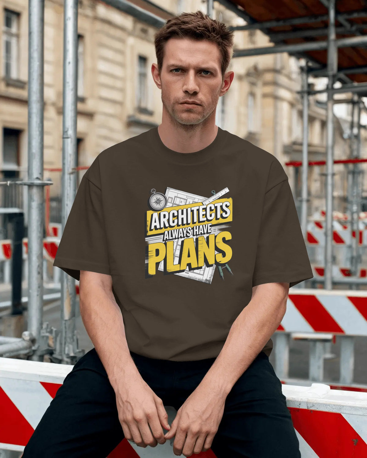 ‘Architects Have Plans’ Oversized Tee