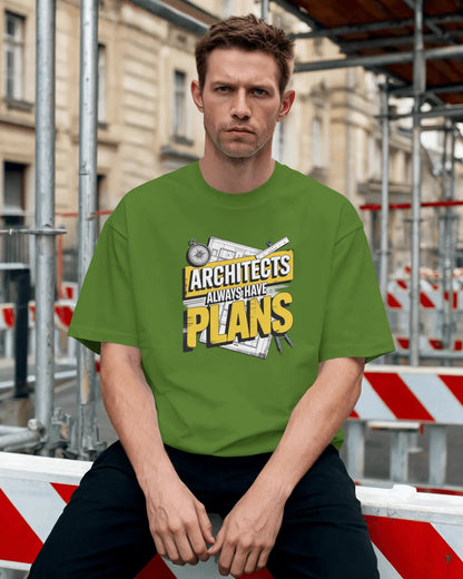 ‘Architects Have Plans’ Oversized Tee