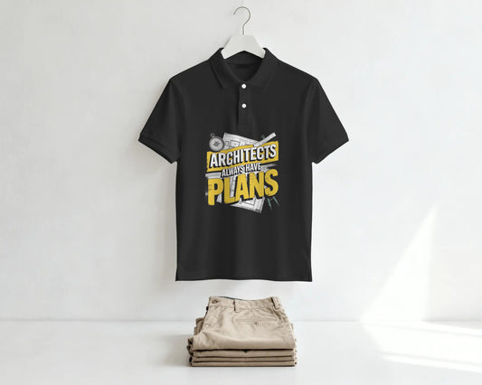 ‘Architects Have Plans’ Polo Tee