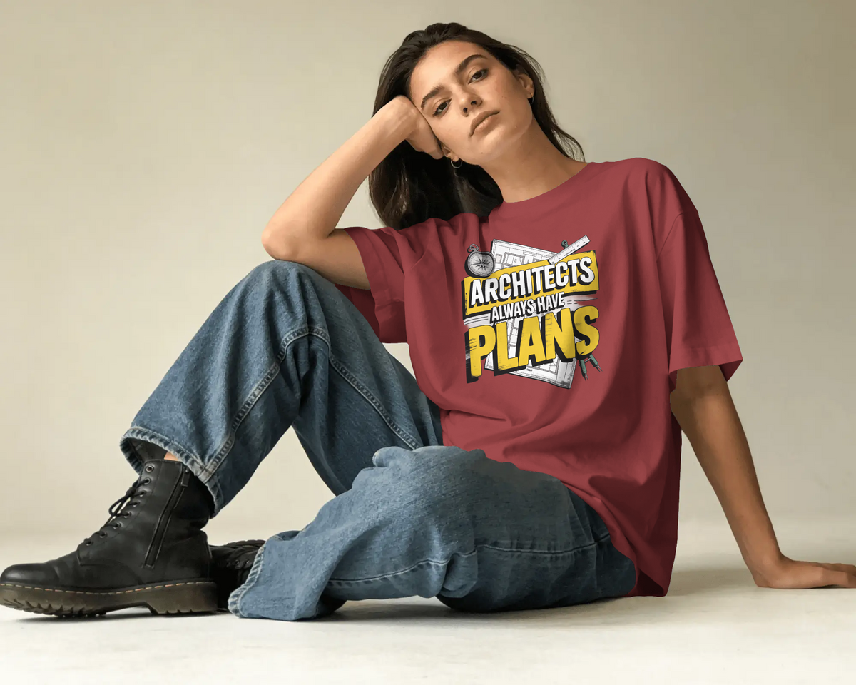 ‘Architects Have Plans’ Regular Tee