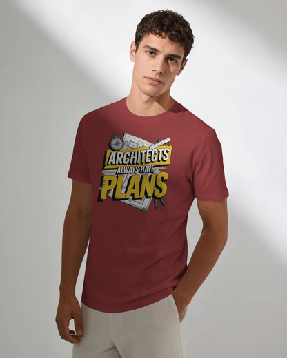 ‘Architects Have Plans’ Regular Tee
