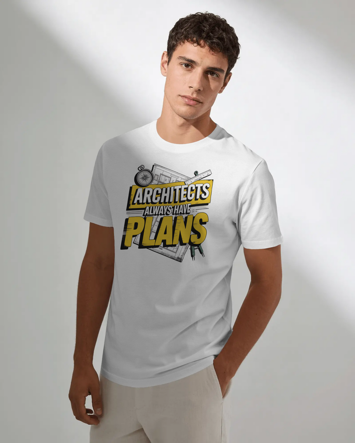 ‘Architects Have Plans’ Regular Tee