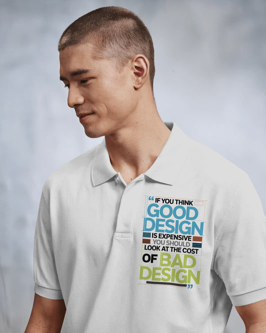 ‘Cost of Good Design’ Polo Tee
