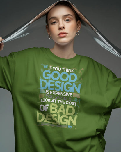 ‘Cost of Good Design’ Oversized Tee
