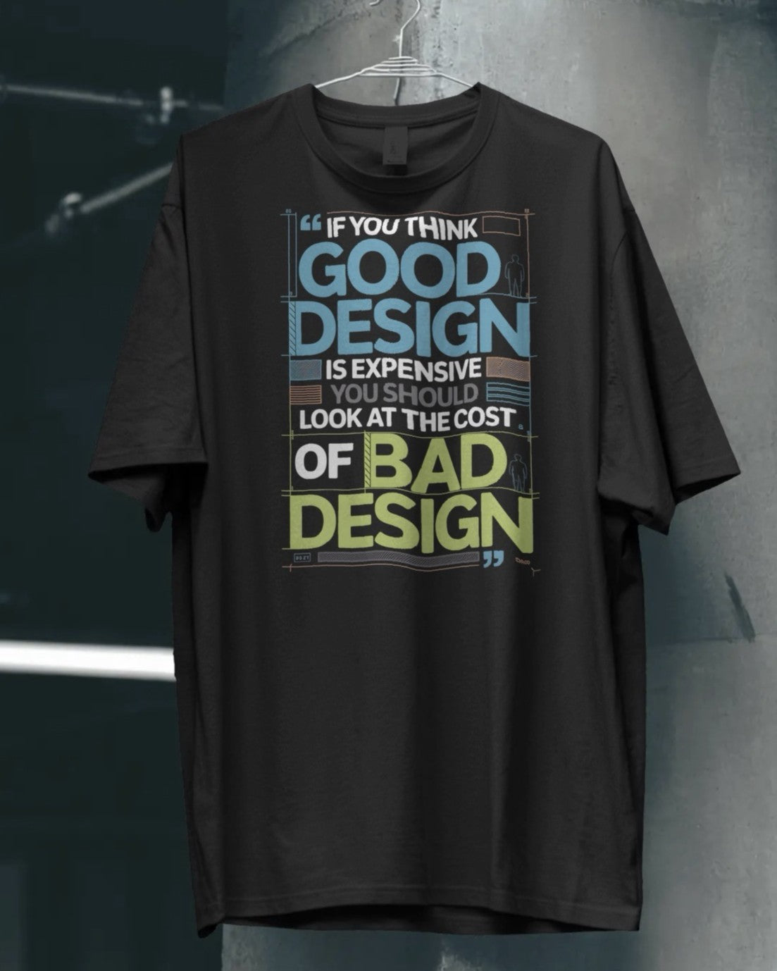 ‘Cost of Good Design’ Oversized Tee