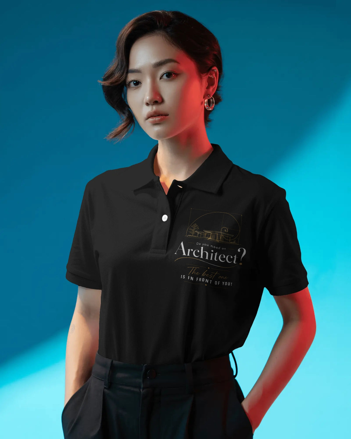 ‘Do you need Architect?’ Polo Tee