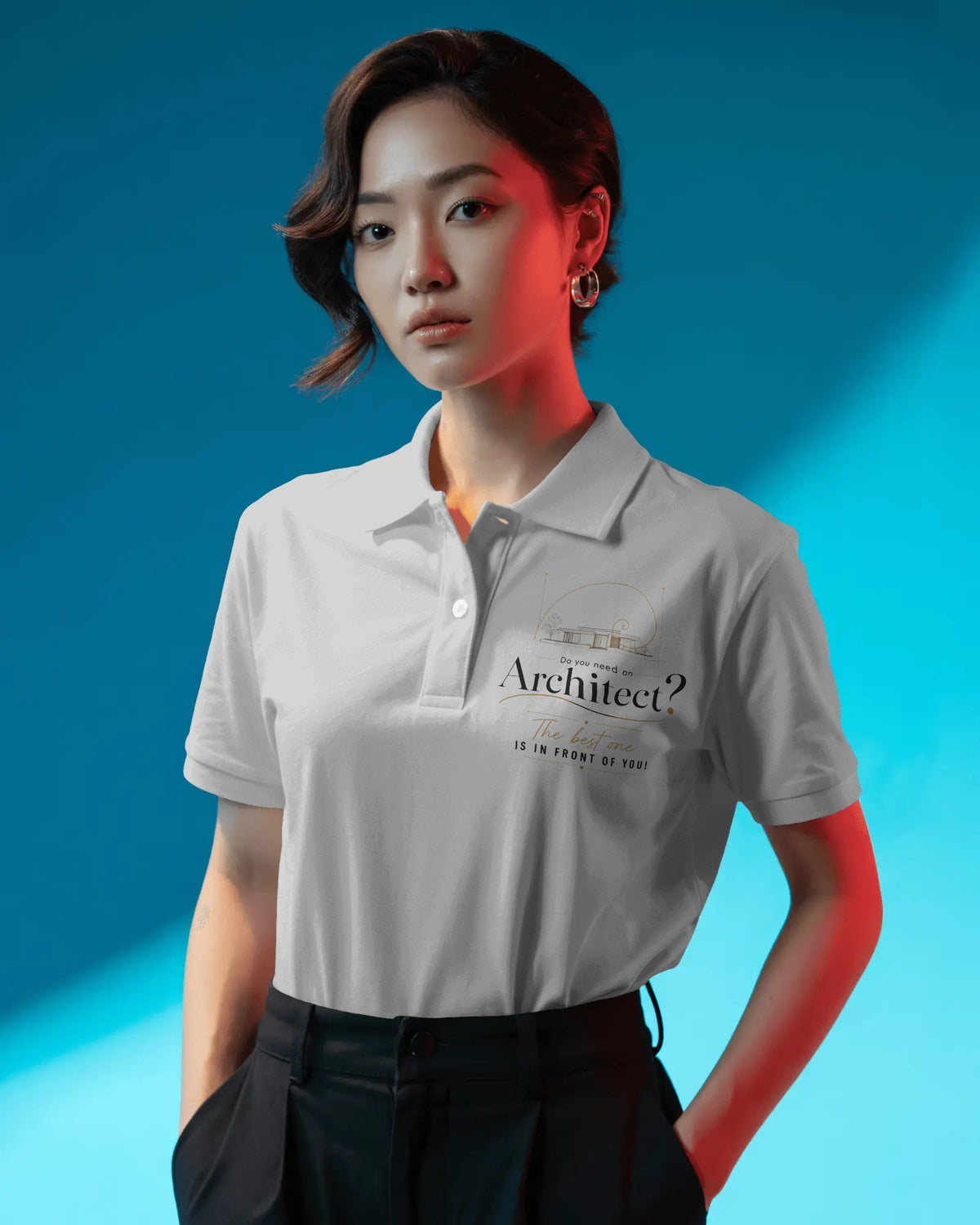 ‘Do you need Architect?’ Polo Tee