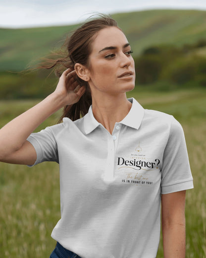 ‘Do you need Designer’ Polo Tee