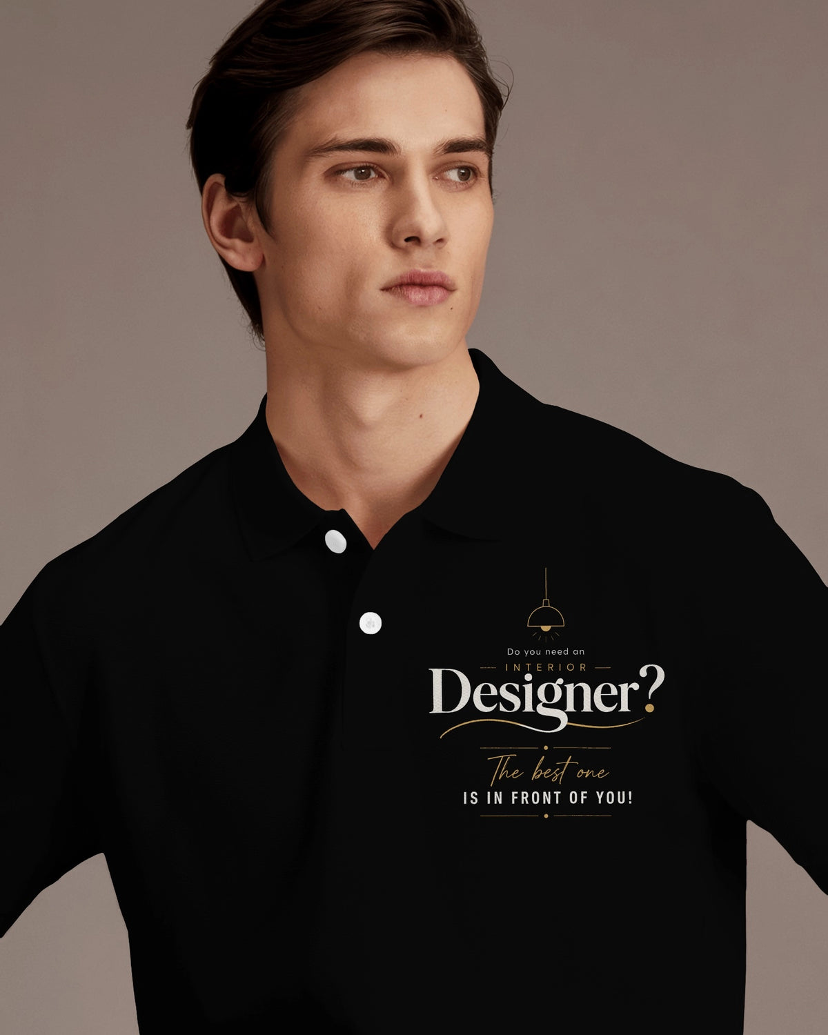 ‘Do you need Designer’ Polo Tee