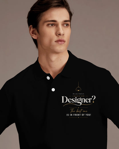 ‘Do you need Designer’ Polo Tee
