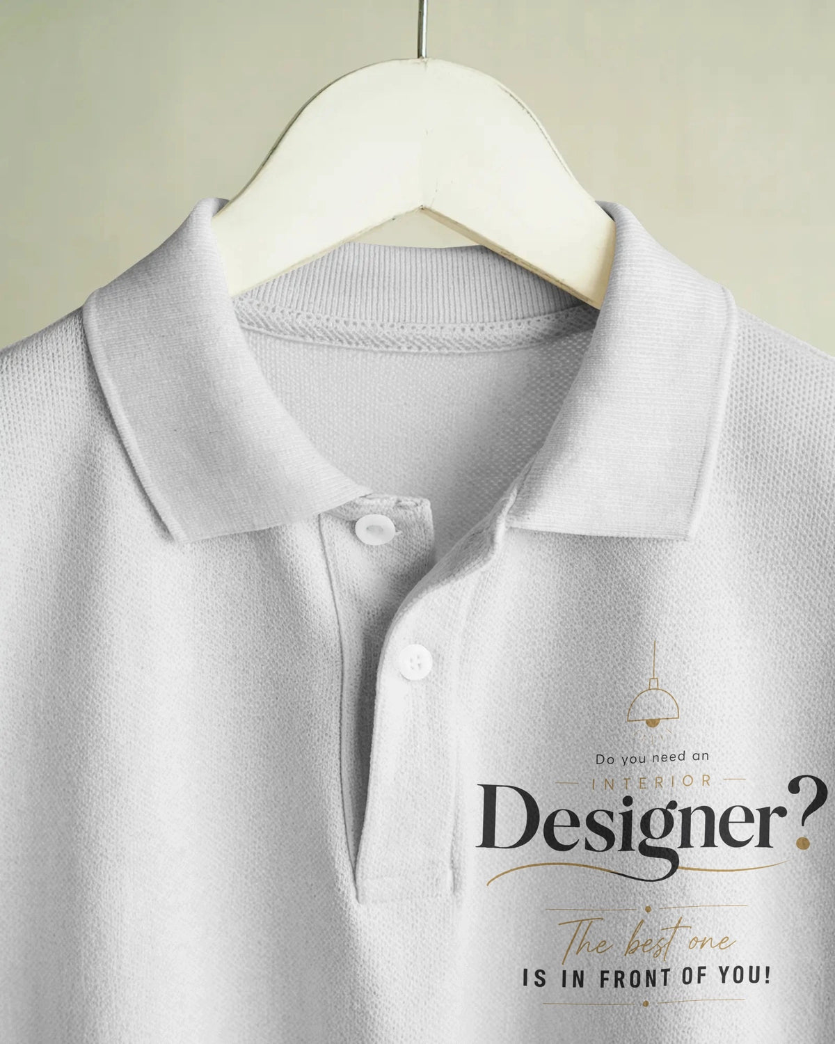 ‘Do you need Designer’ Polo Tee