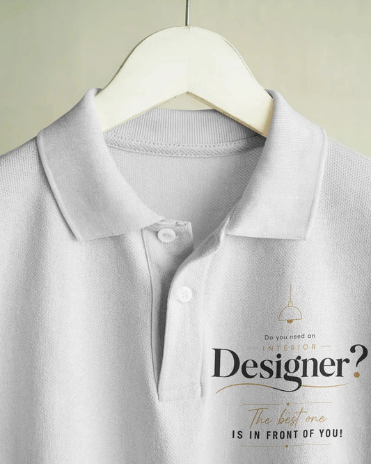 ‘Do you need Designer’ Polo Tee