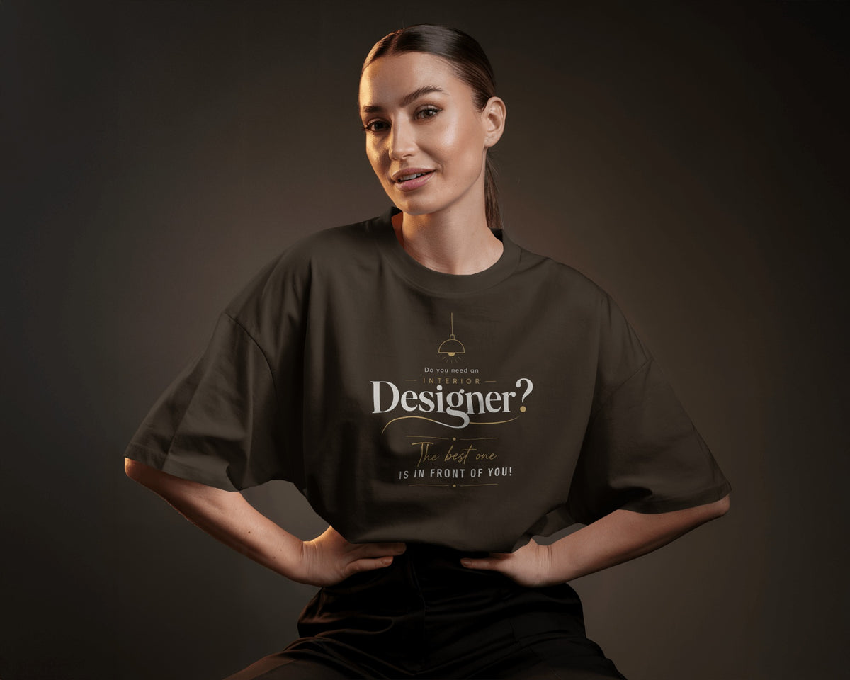 ‘Do you need Designer’ Oversized Tee