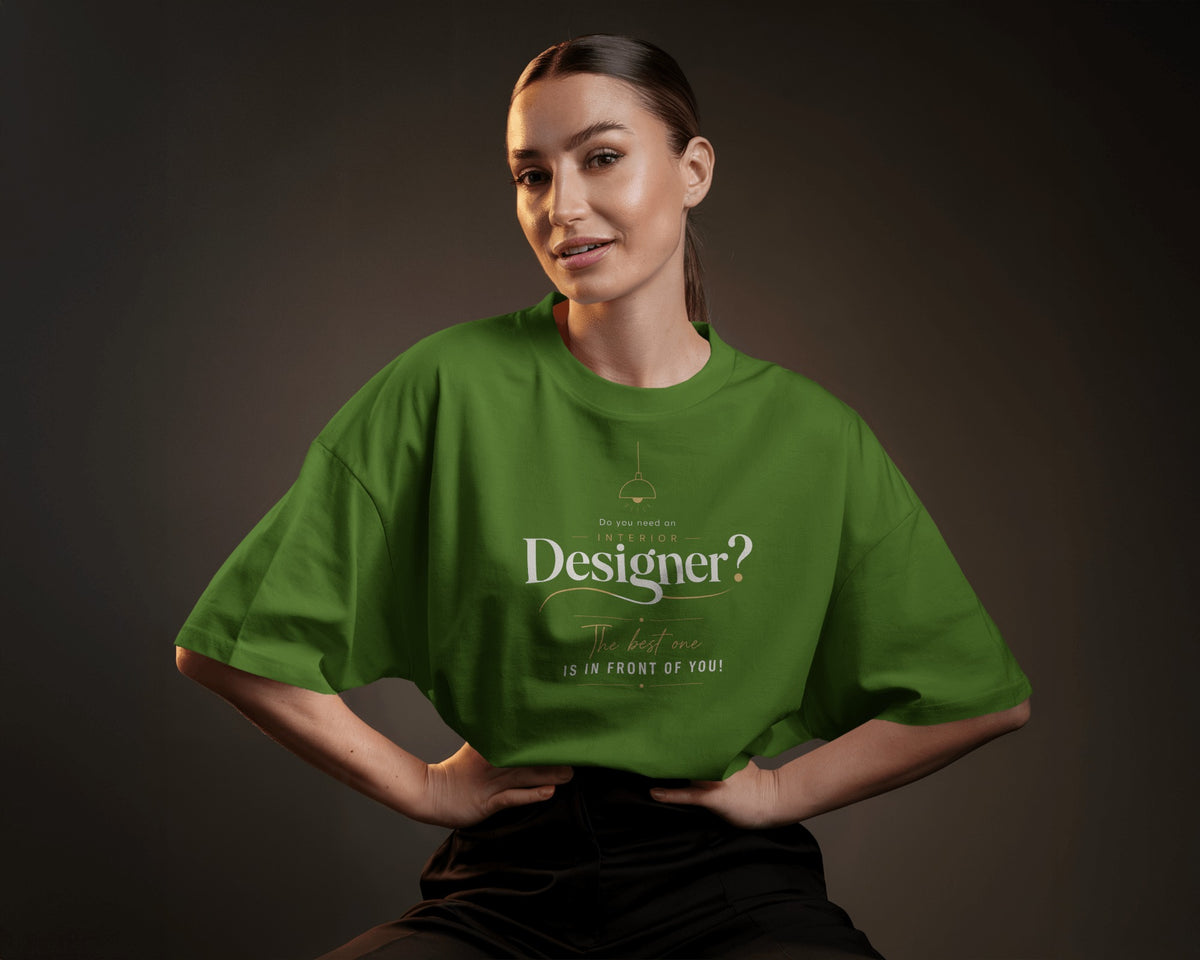 ‘Do you need Designer’ Oversized Tee