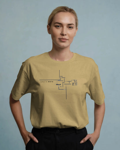 ‘Less is more’ Oversized Tee