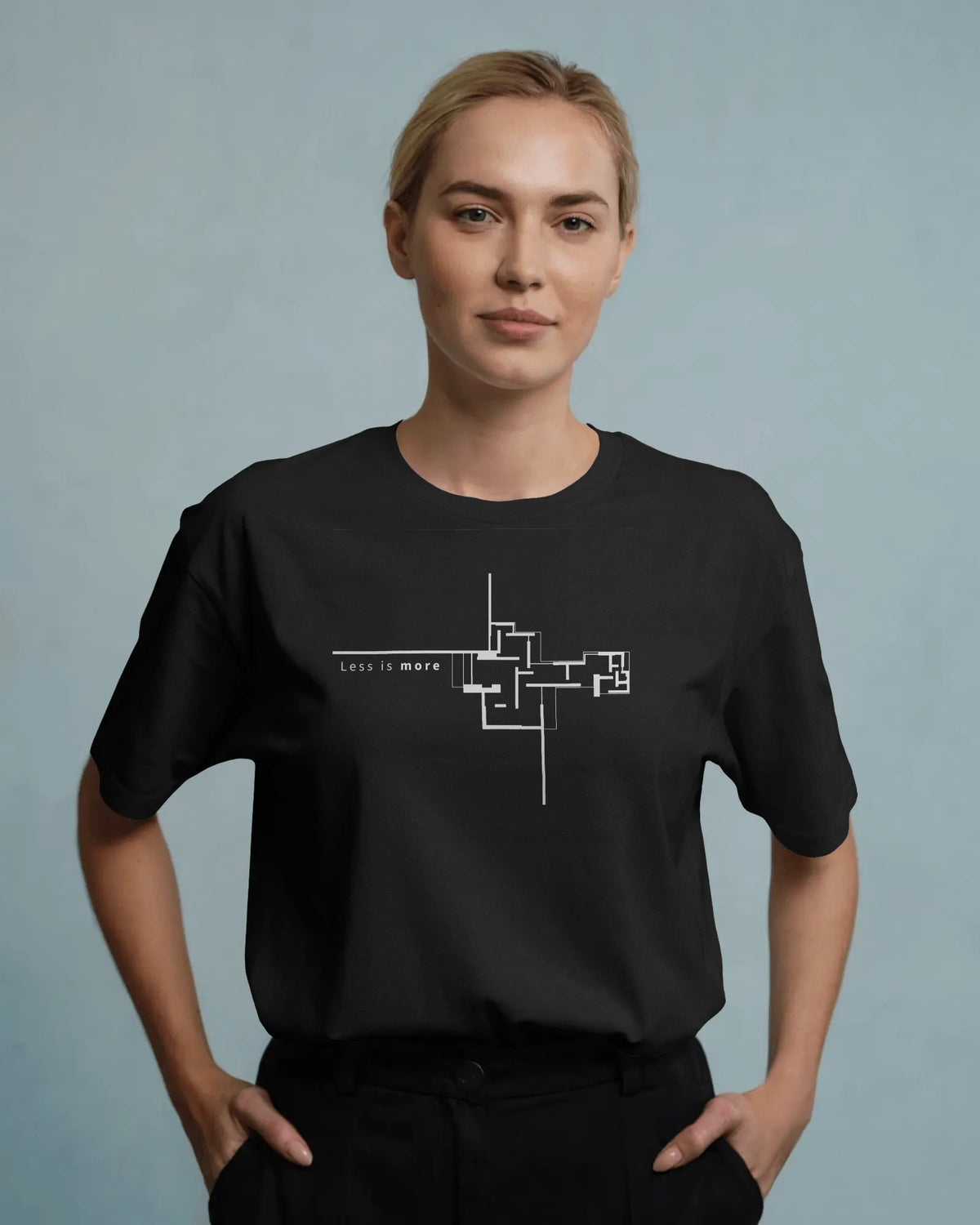 ‘Less is more’ Oversized Tee