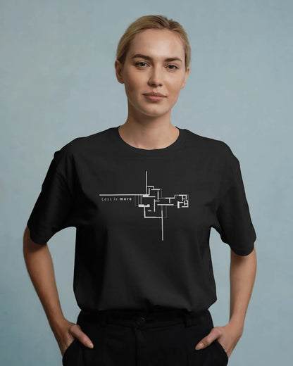 ‘Less is more’ Oversized Tee