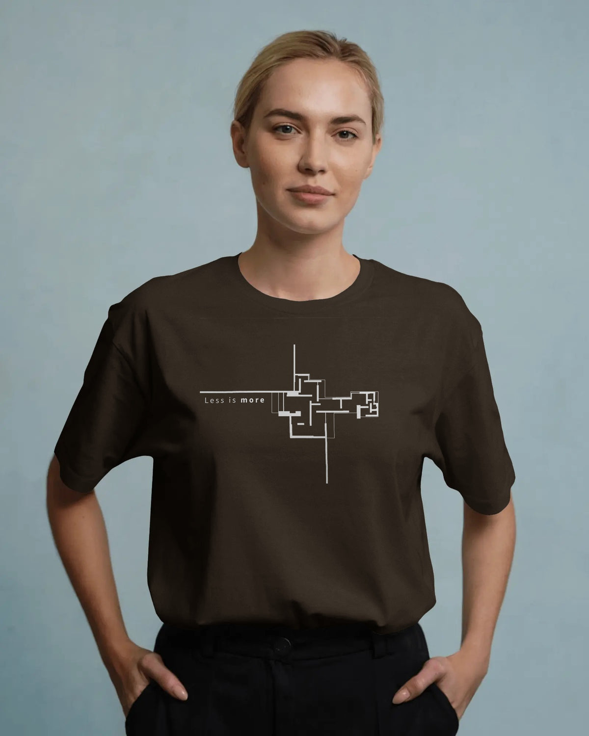 ‘Less is more’ Oversized Tee
