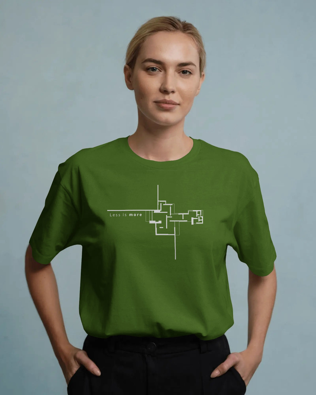 ‘Less is more’ Oversized Tee