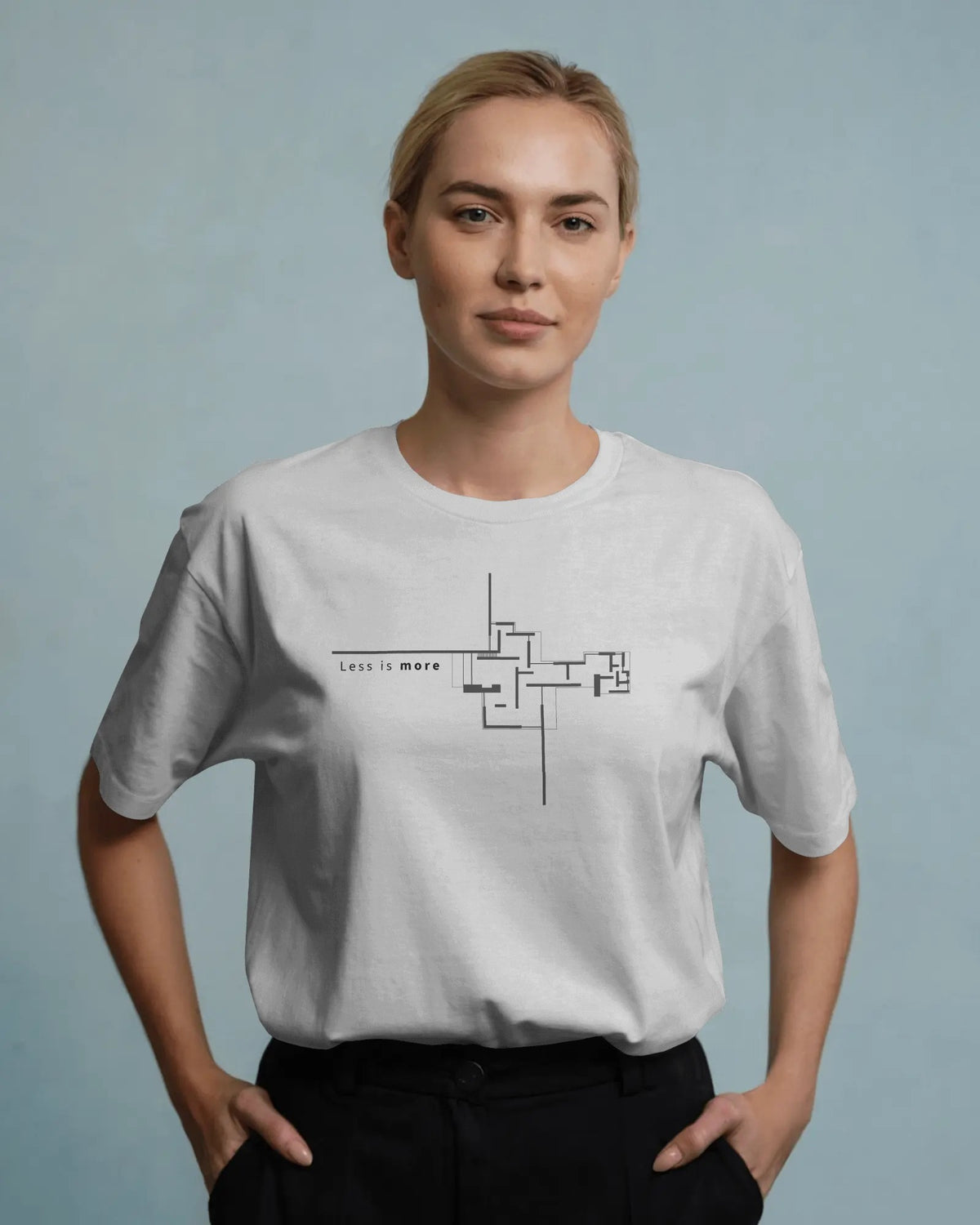 ‘Less is more’ Oversized Tee