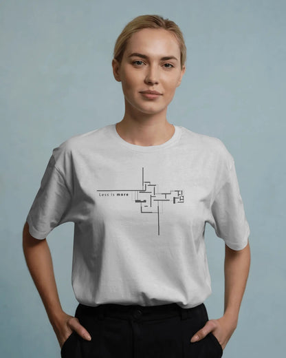 ‘Less is more’ Oversized Tee