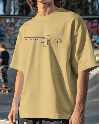 ‘Less is more’ Oversized Tee