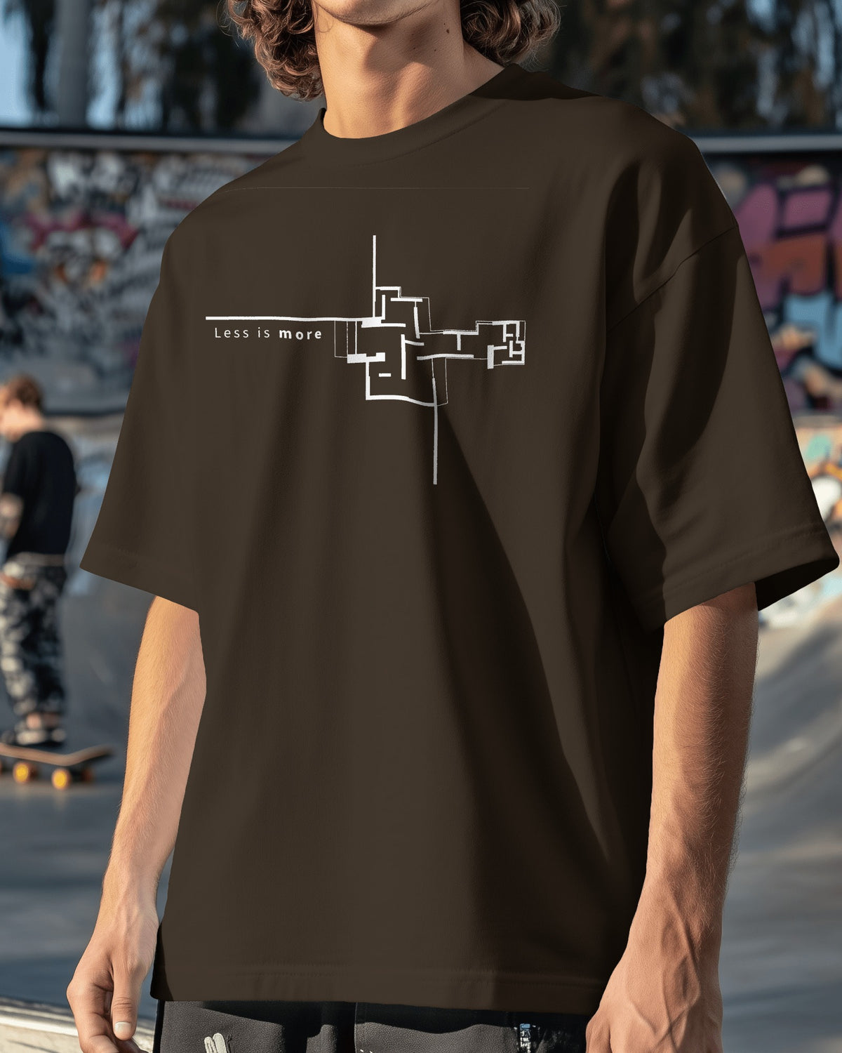 ‘Less is more’ Oversized Tee