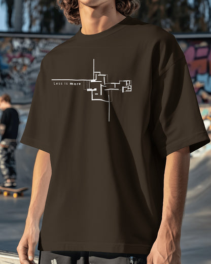 ‘Less is more’ Oversized Tee