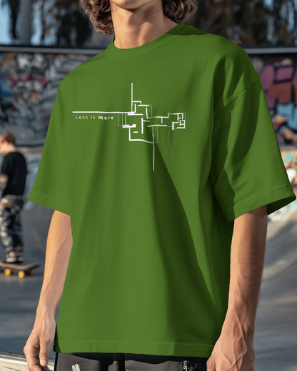 ‘Less is more’ Oversized Tee