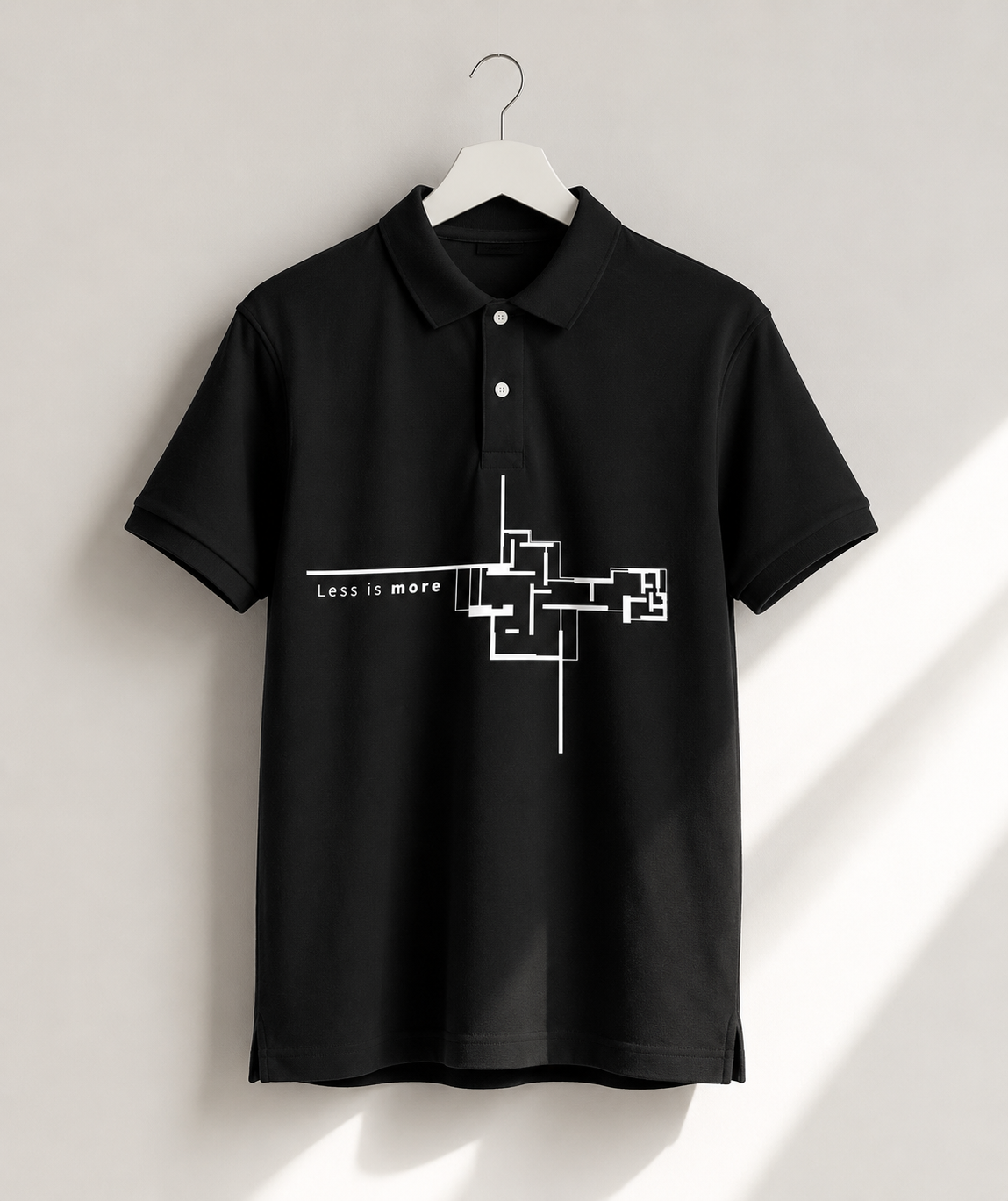 ‘Less is more’ Polo Tee