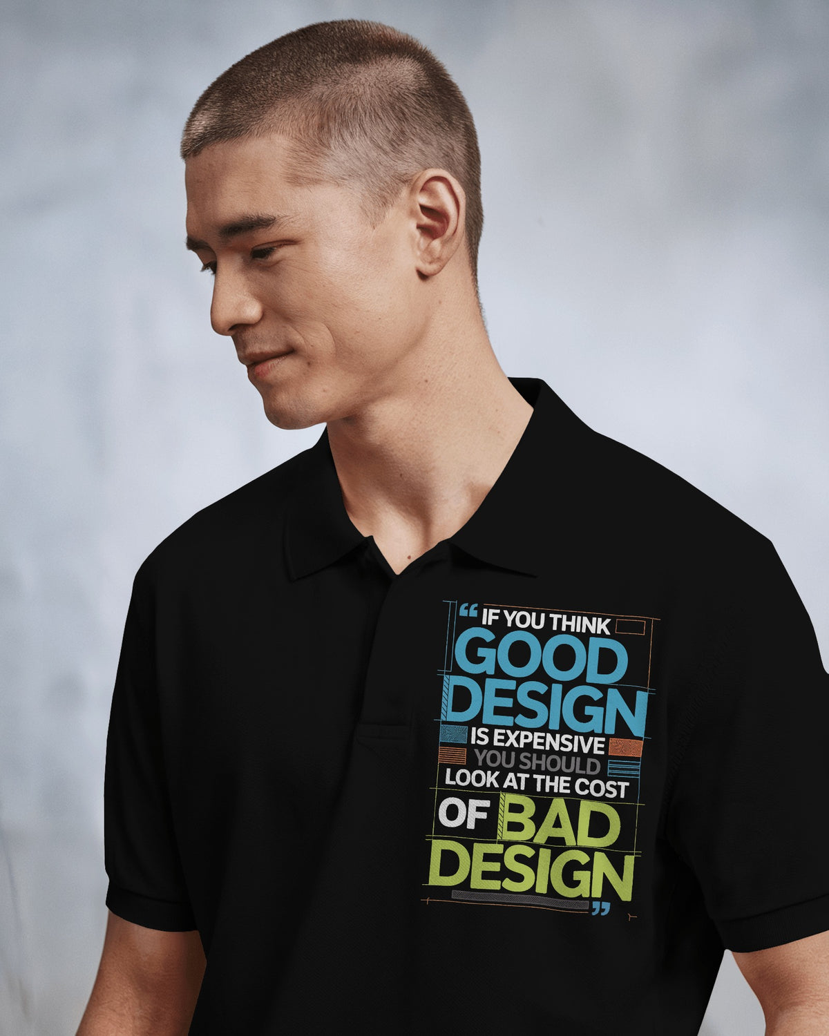 ‘Cost of Good Design’ Polo Tee